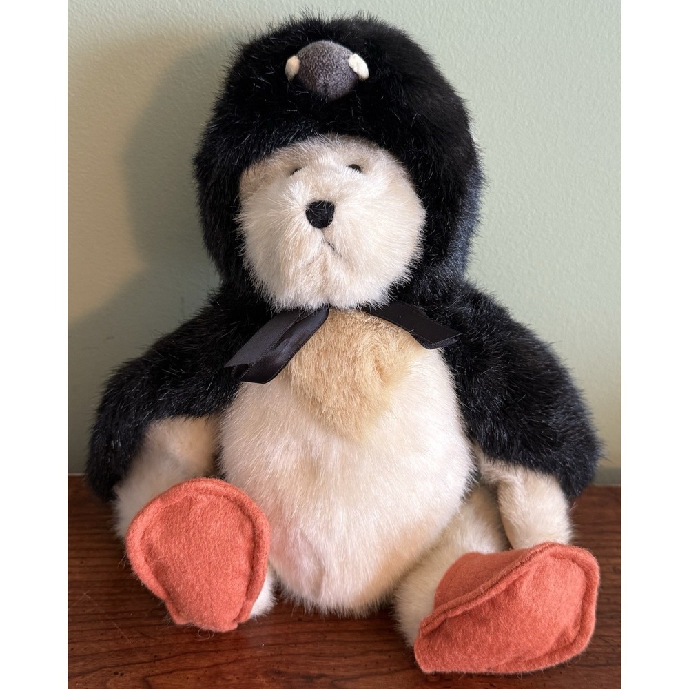Vintage‎ Boyds Bears Waddlekins Plush Bear Penguin Costume Teddy Bear 11'' 2002